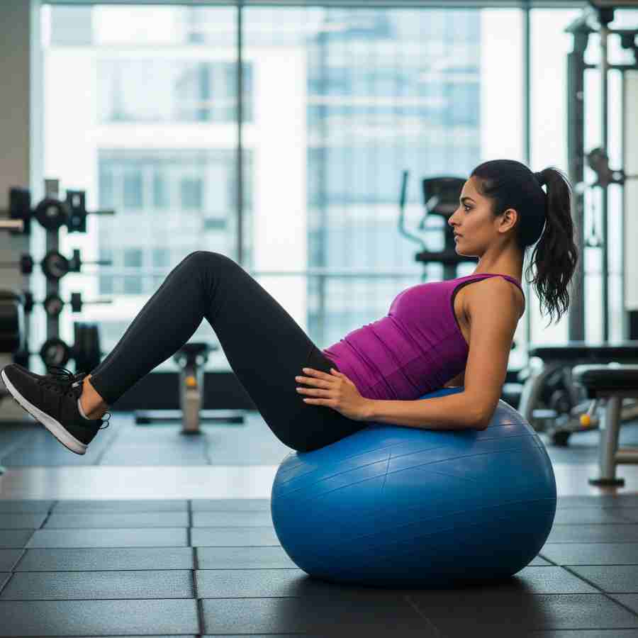 সঠিক পদ্ধতিতে জিম বল ব্যবহার করলে তাড়াতাড়ি সুফল পাওয়া যাবে।