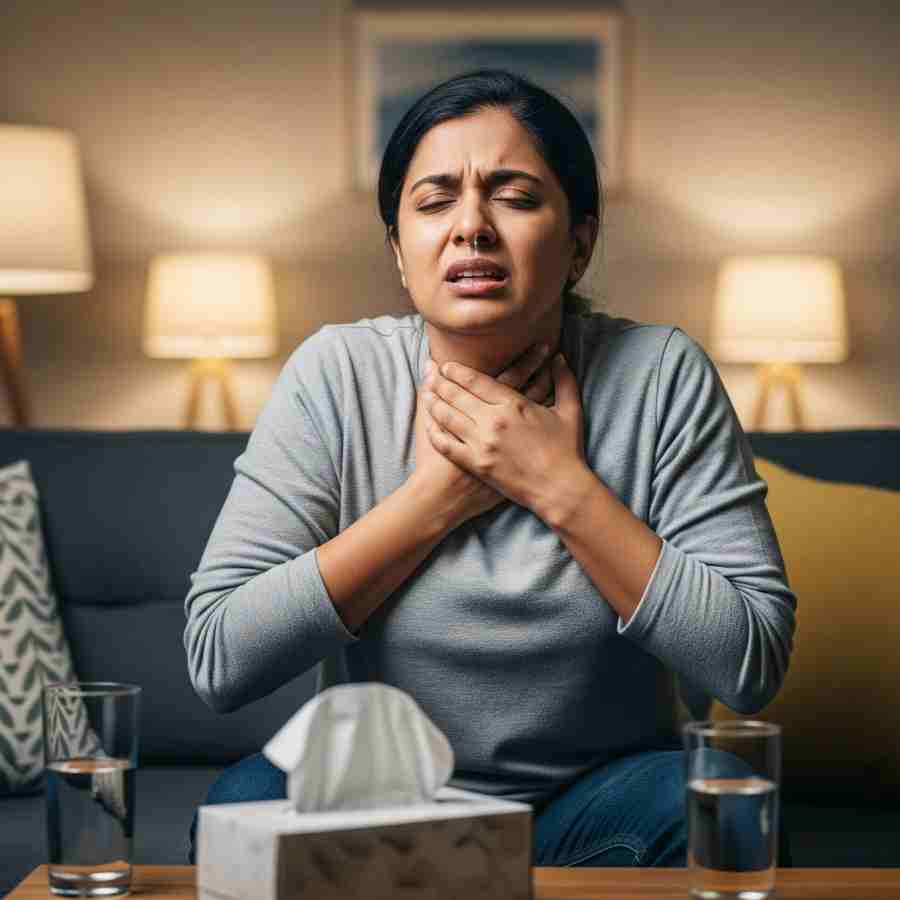 These are some home remedies for sore throat in Winter