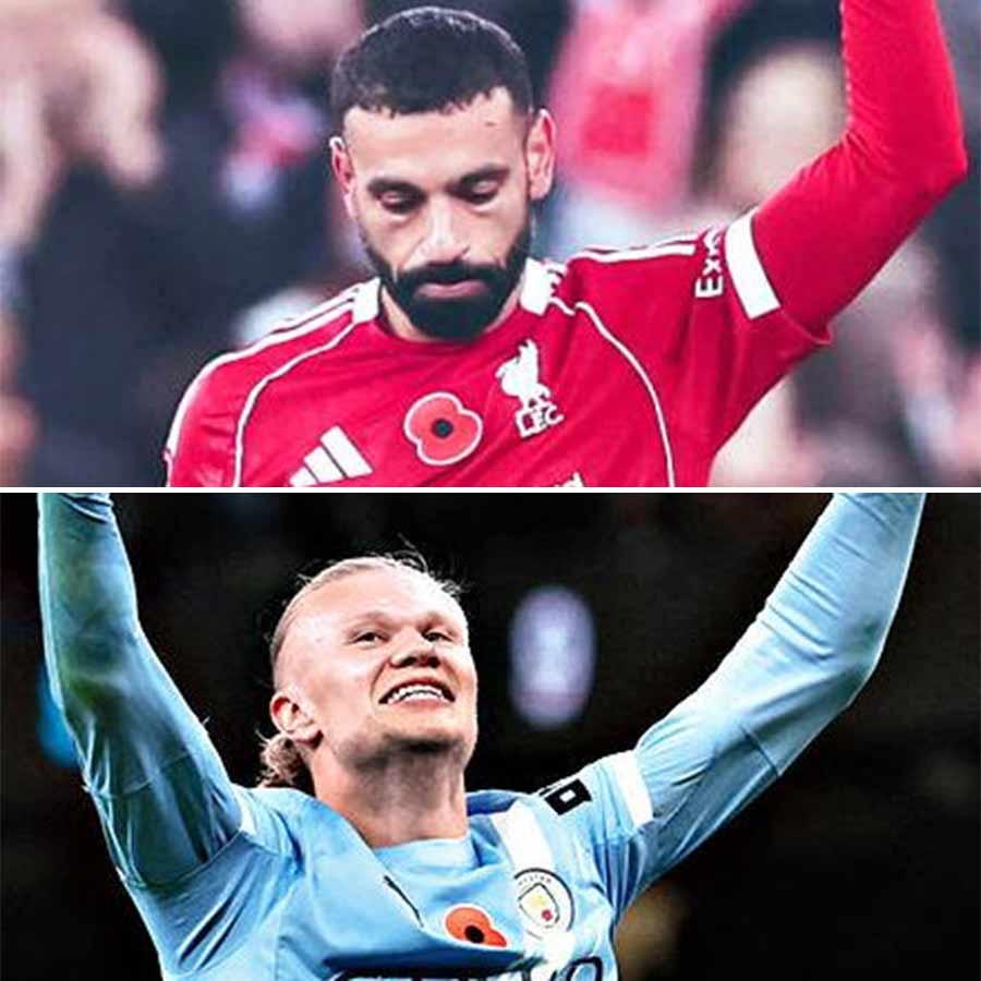 Mohamed Salah scored to help his team Liverpool win their first Match in EPL,  Erling Haaland's brace helped Manchester city to win against Bournemouth