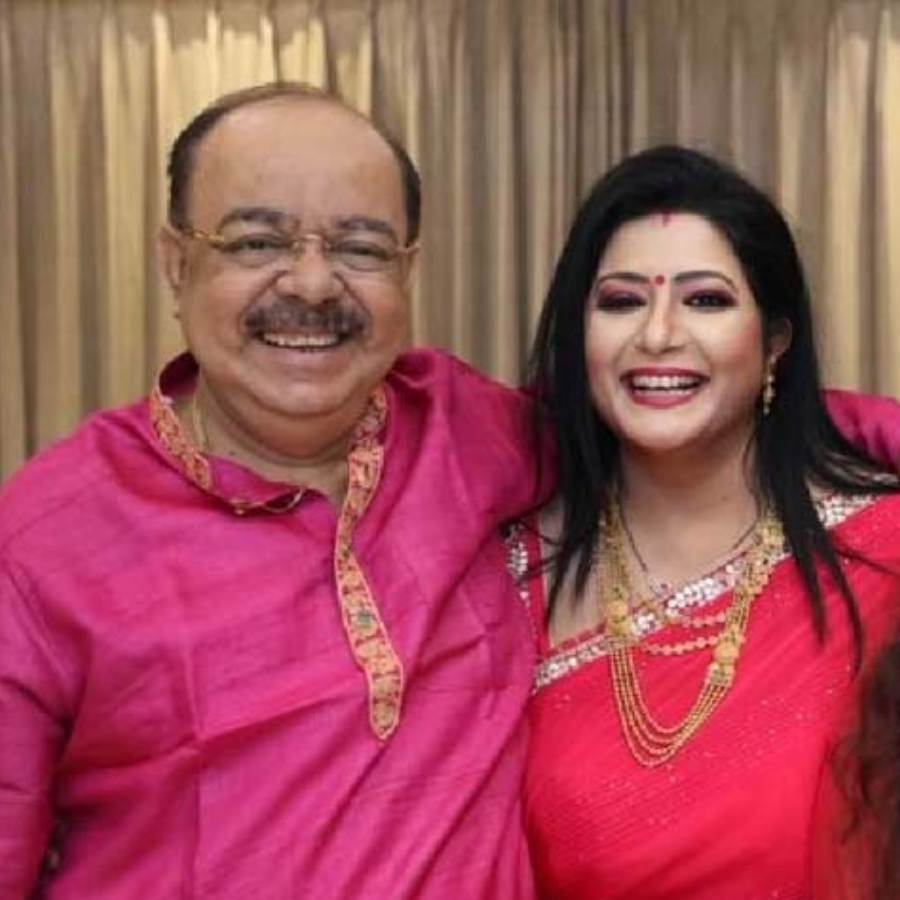 Sovan Chatterjee and Baisakhi Banerjee arrived at the TMC Bhawan