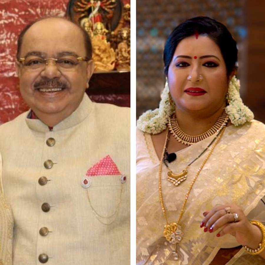 Sovan Chatterjee and Baisakhi Banerjee arrived at the TMC Bhawan