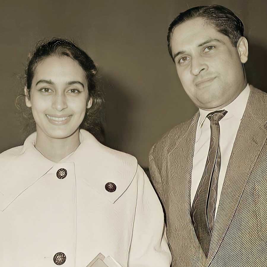 Nutan and her husband Rajnish Bahl