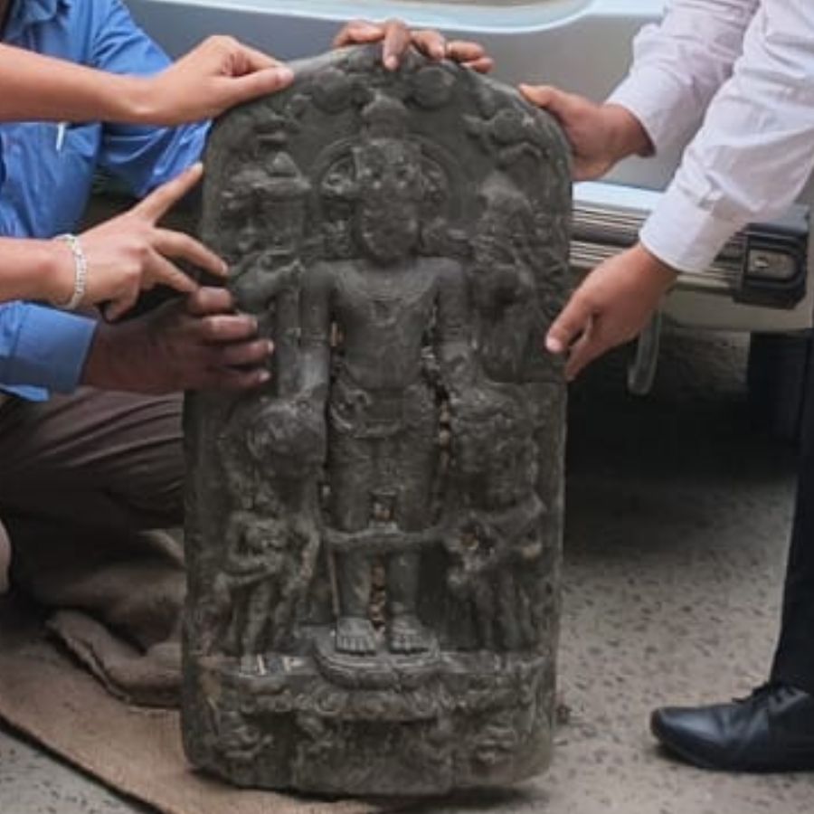 Vishnu Idol Found From Damodar