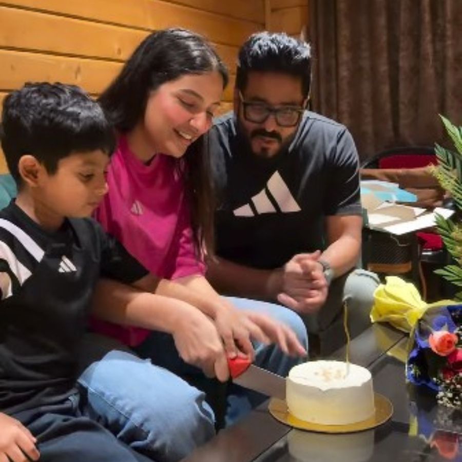 Raj Chakraborty and Yuvaan celebrates Subhashree Ganguly’s birthday at shooting spot dgtl