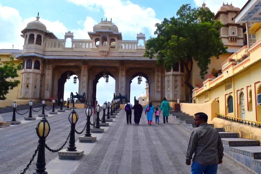 উদয়পুরের দুর্গ।