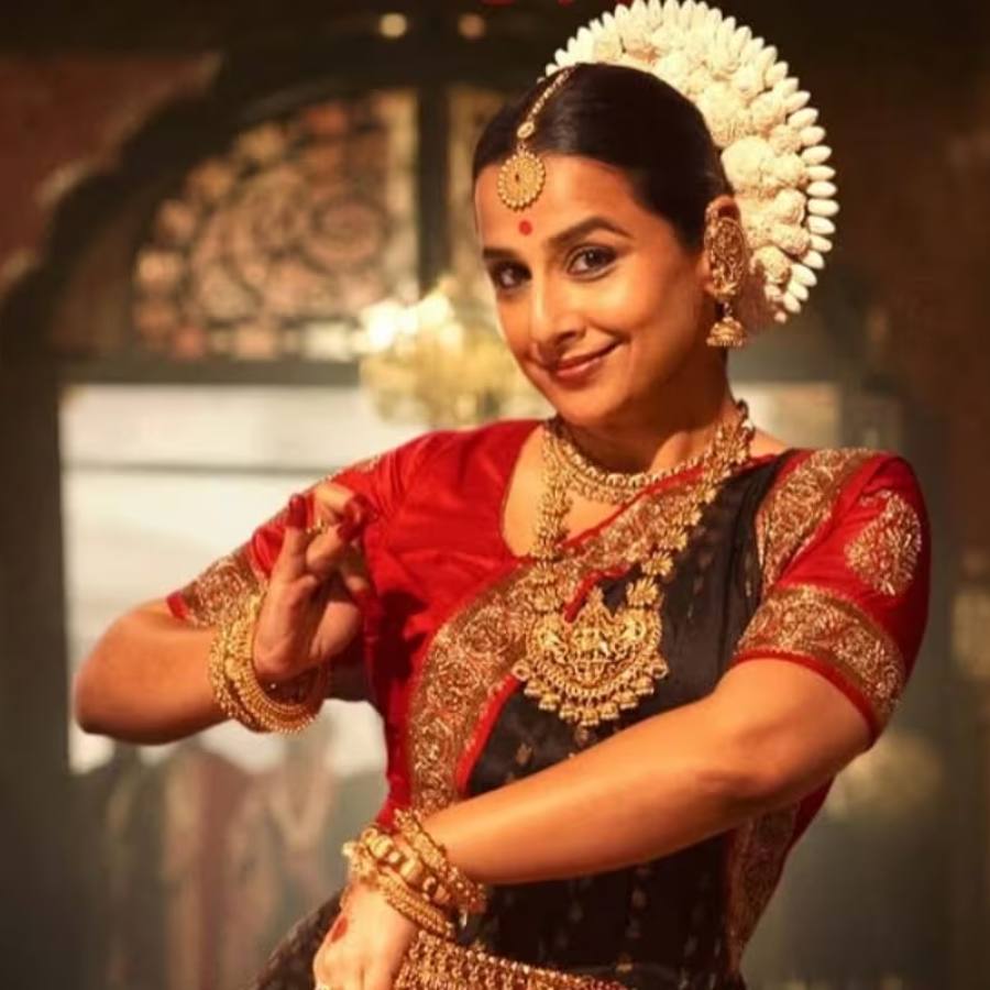 ‘ভুলভুলাইয়া ৩’ ছবির দৃশ্যে বিদ্যা বালন। 