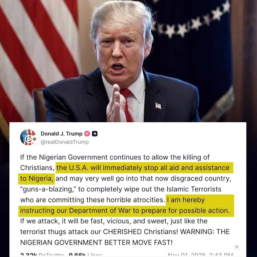 Why US President Donald Trump orders Pentagon to plan military action in Nigeria