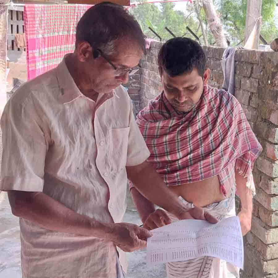 Voter of India-Bangladesh border of Malda confused with SIR work