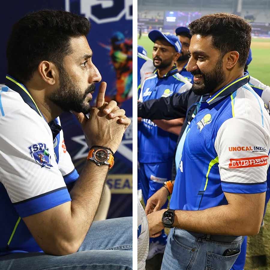 Bollywood actor Abhishek Bachchan reveals that his father, Amitabh Bachchan, often wears two watches at the same time