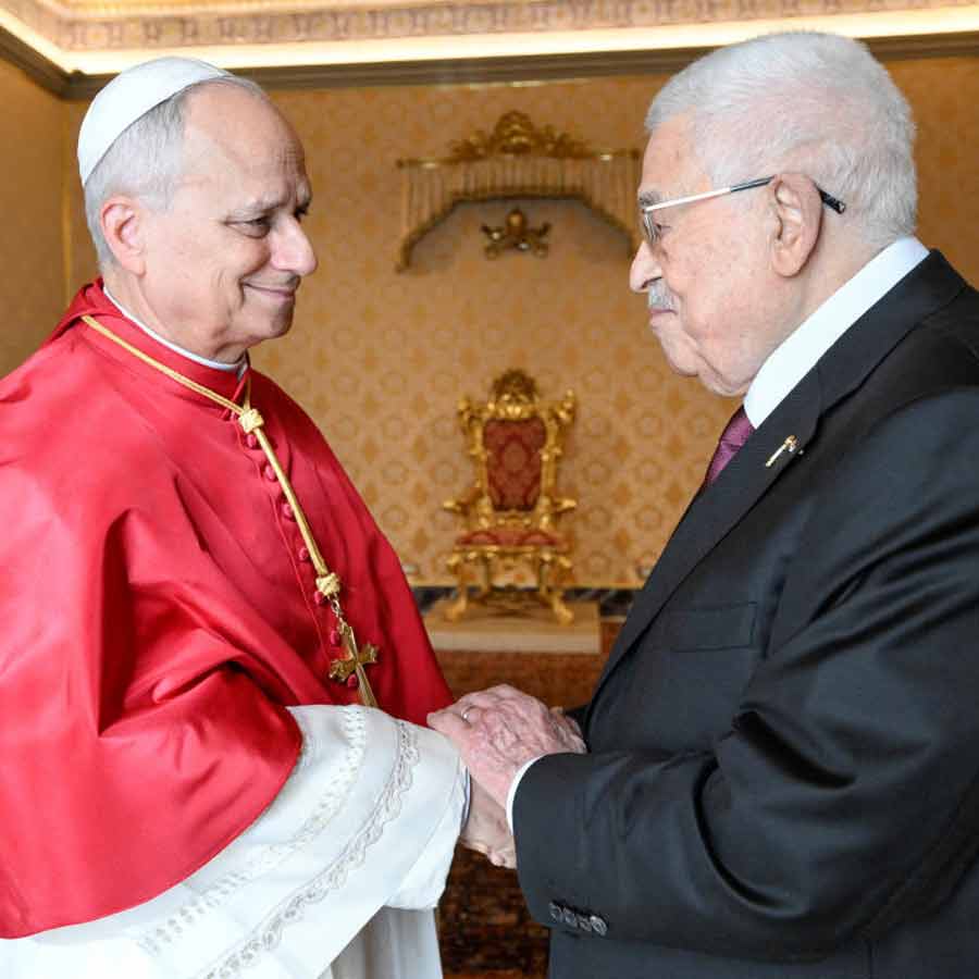Pope Leo meets Palestinian President Mahmoud Abbas in Vatican City, discuss urgent need for Gaza aid and two-state solution