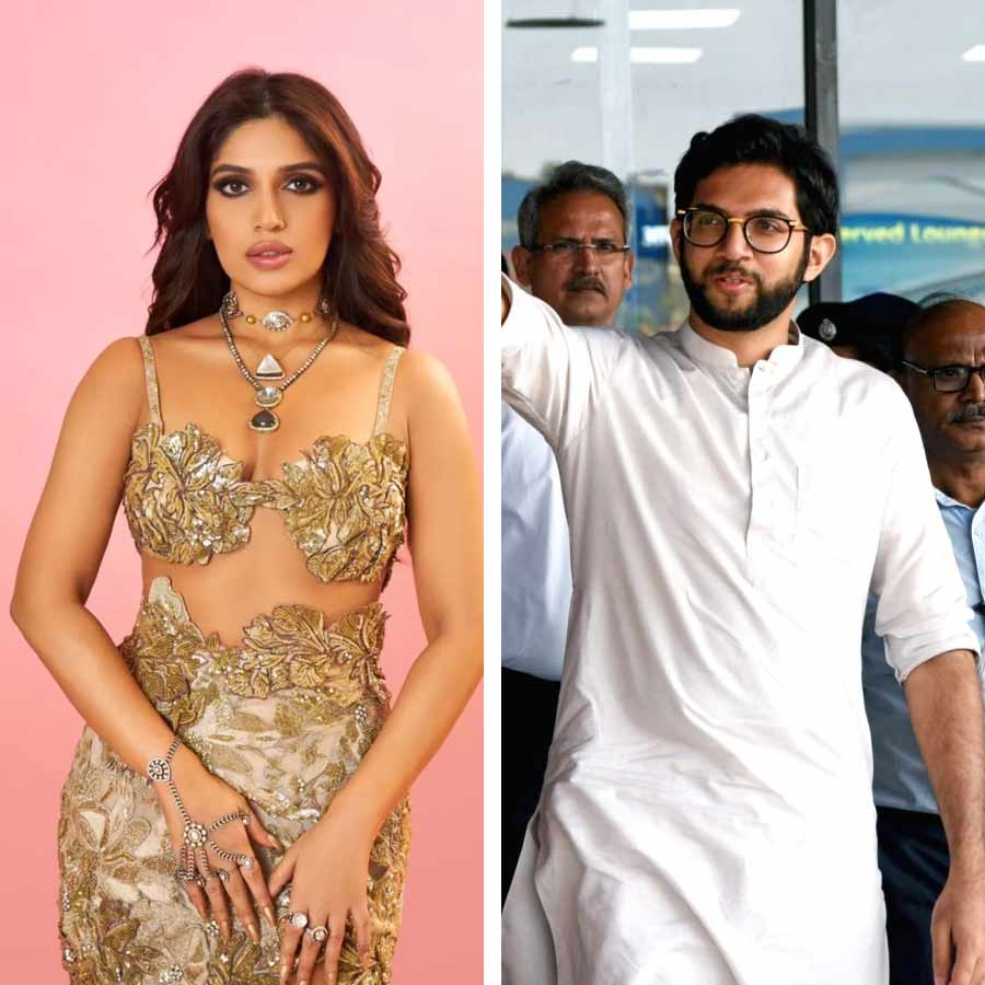 Bhumi Pednekar and Aaditya Thackeray