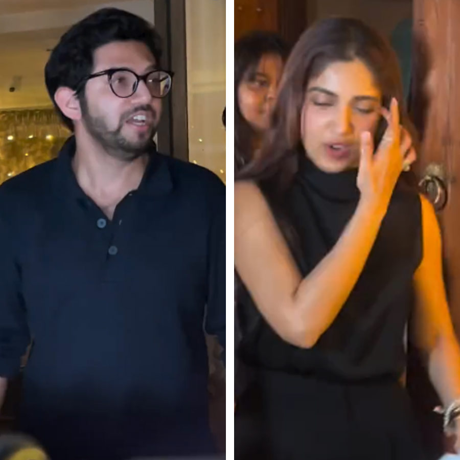 Bhumi Pednekar and Aaditya Thackeray