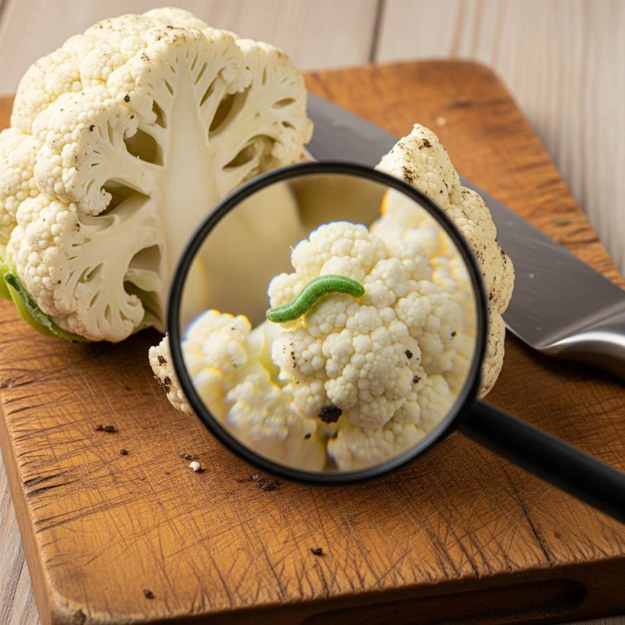How to clean cauliflower effectively to remove dirt and worms dgtl