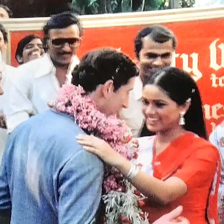 Padmini Kolhapure with King Charles
