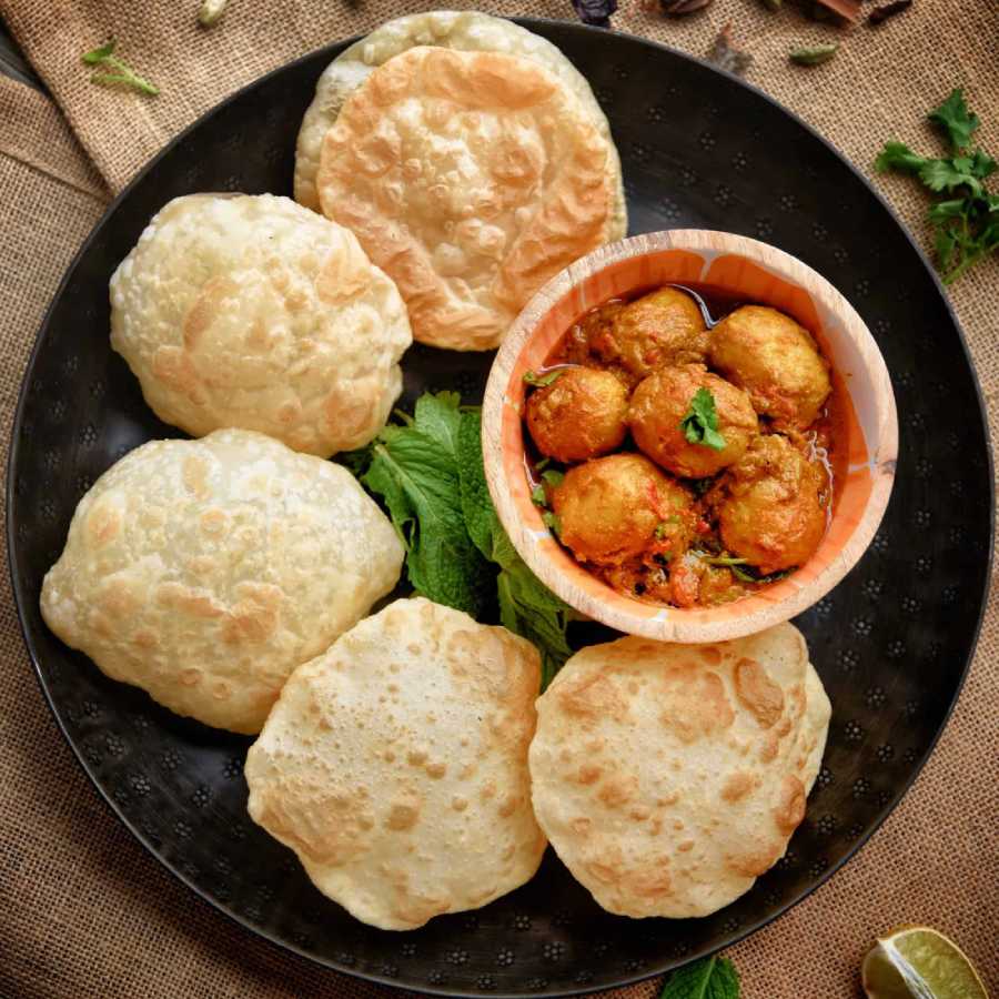 how to make non-greasy luchi and puris with less oil dgtl