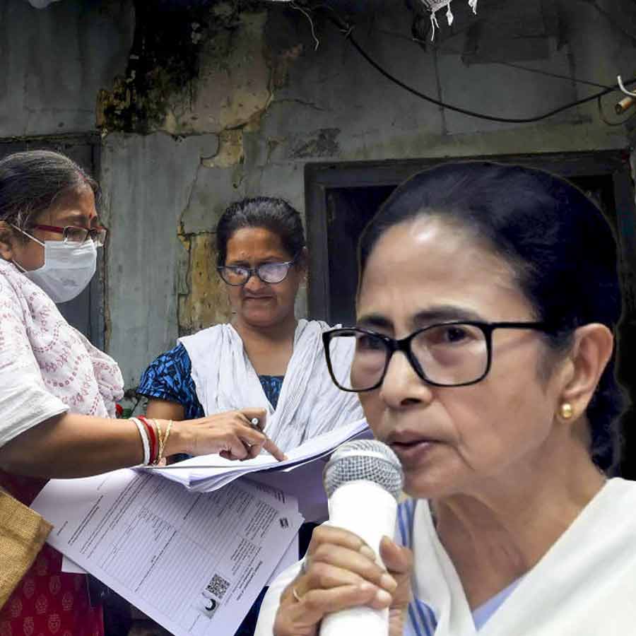 মুখ্যমন্ত্রী তথা তৃণমূলনেত্রী মমতা বন্দ্যোপাধ্যায়। সোমবার তাঁর দল এসআইআর প্রক্রিয়ার বিরুদ্ধে সুপ্রিম কোর্টের দ্বারস্থ হয়েছে।