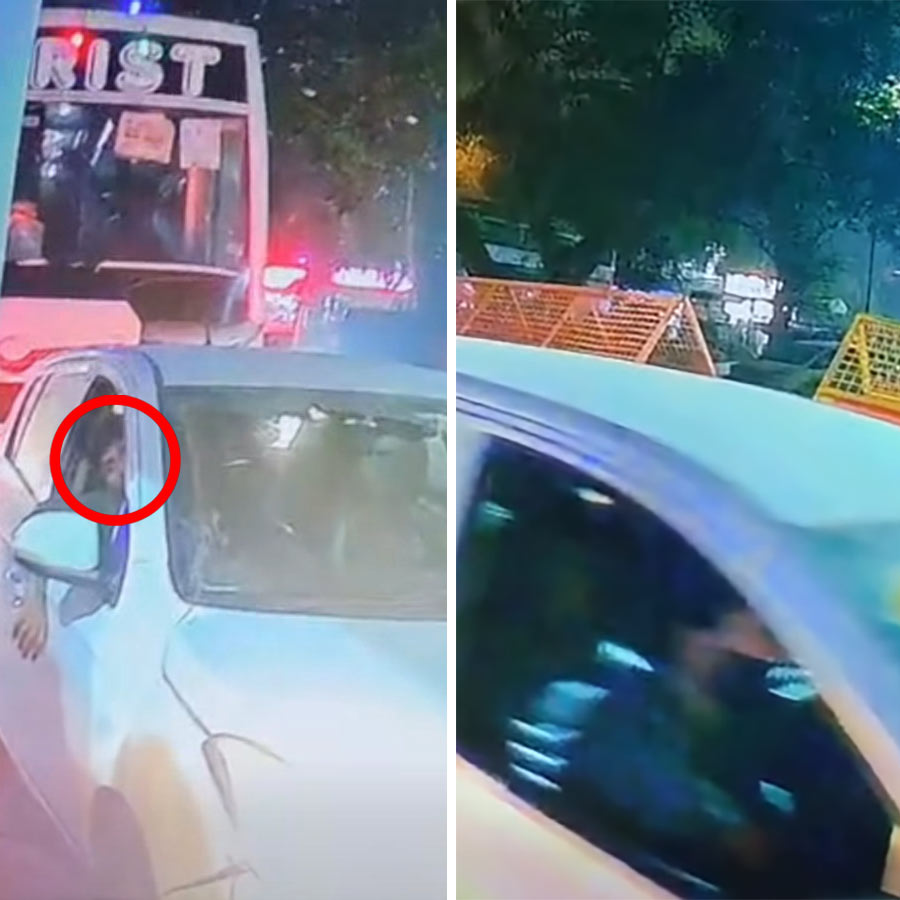 CCTV Footage reveals a person seating in the car that exploded near Red Fort dgtl