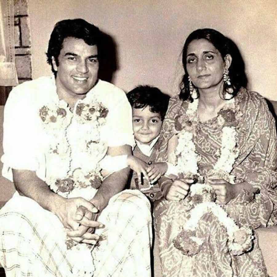 Dharmendra and Prakash Kaur