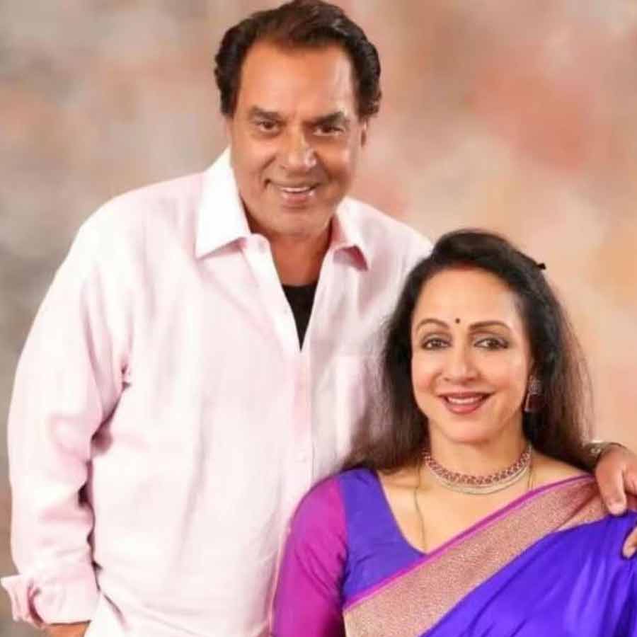 Dharmendra and Hema Malini