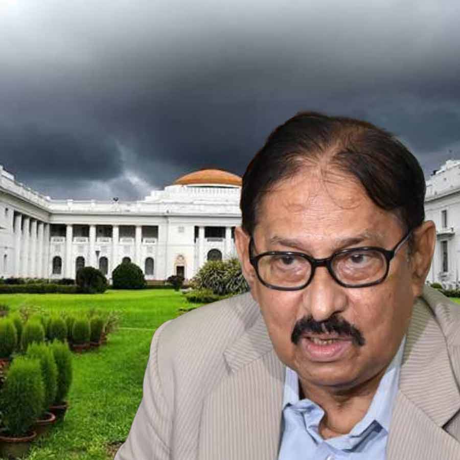 Speaker Biman Banerjee increased security measures at night due to fear of ghosts in the assembly