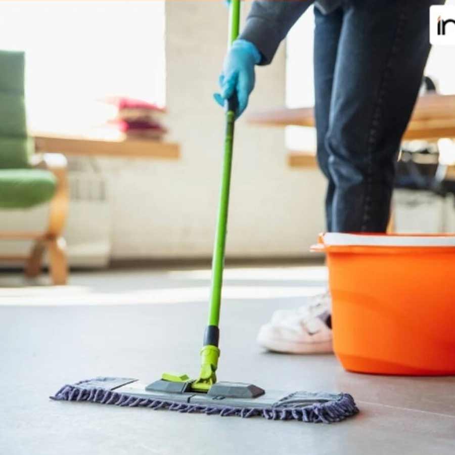 Japanese works as janitor