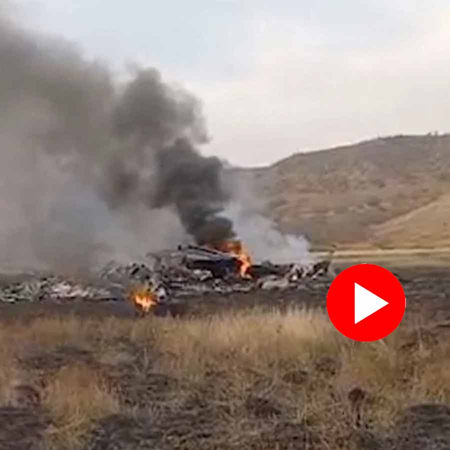 Video shows Turkish military plane crash in Georgia