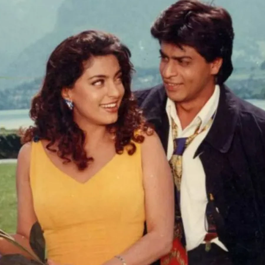 Shah Rukh Khan and Juhi Chawla