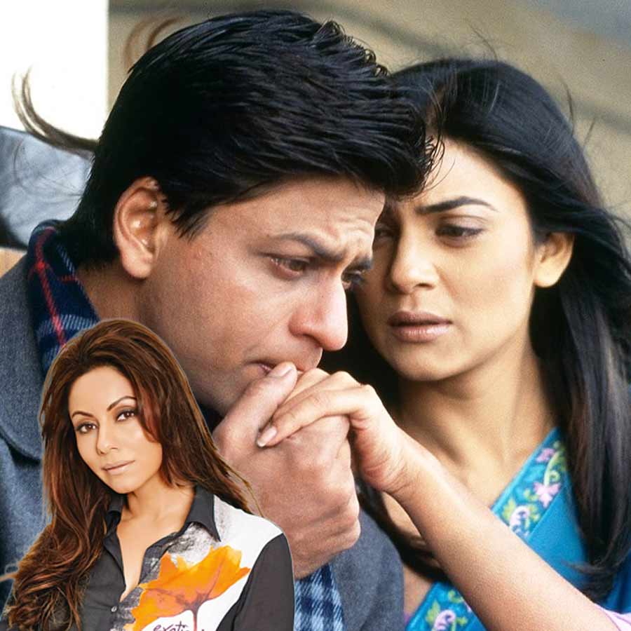 Shah Rukh Khan, Gauri Khan, Sushmita Sen