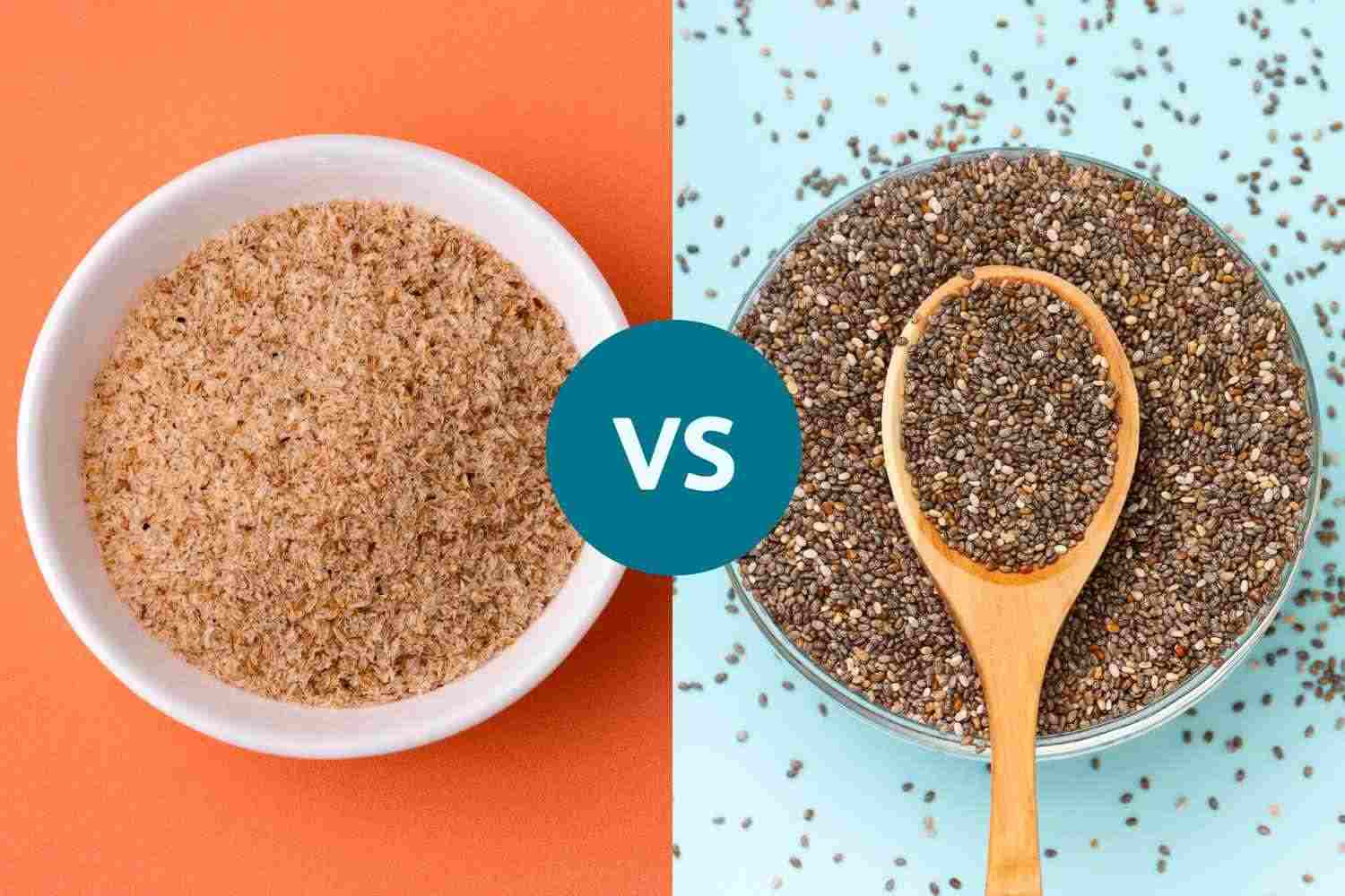 Which is better source of fibre Isabgol or Chia seeds