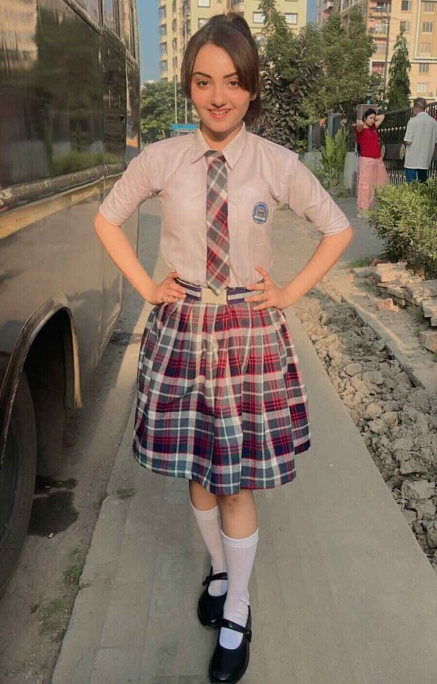 ধারাবাহিক ‘বেশ করেছি প্রেম করেছি’তে কৌশিকী পাল।