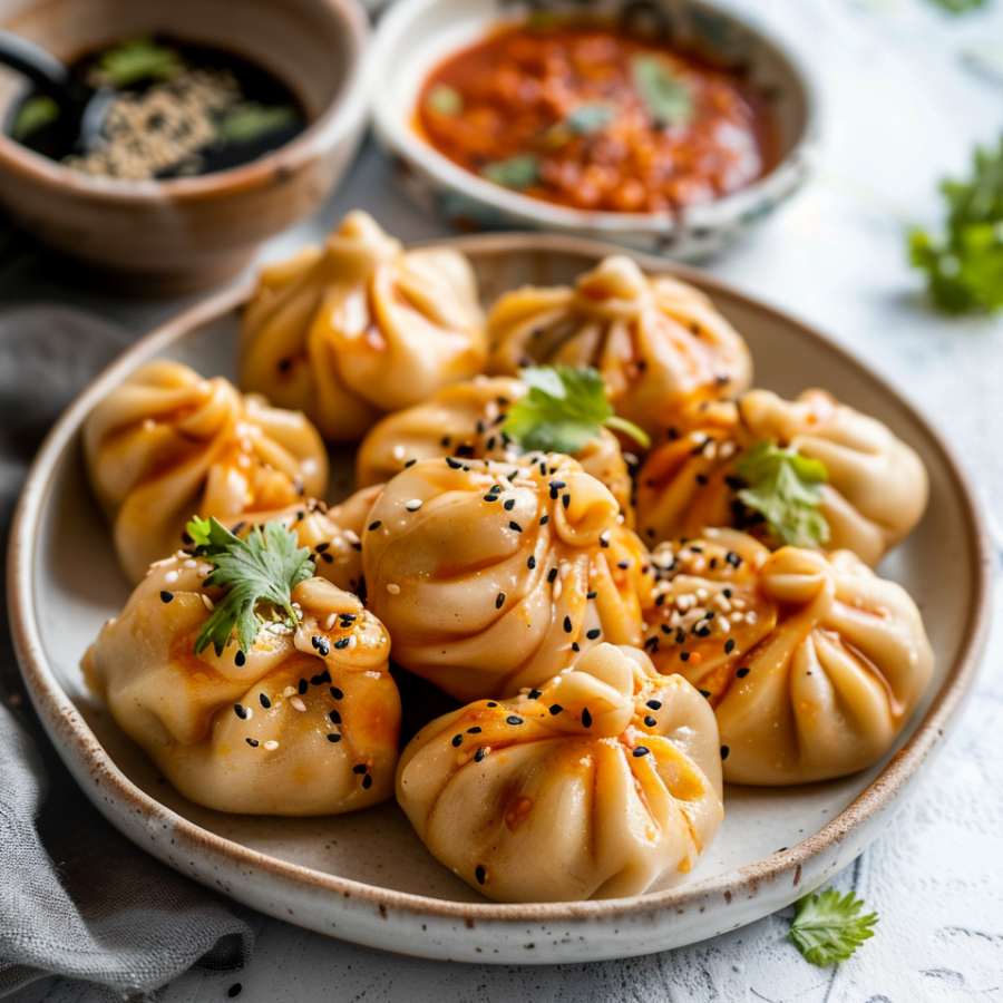 a recipe of Potato cheese momo dgtl