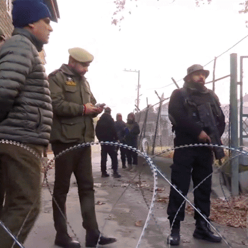 CCTV footage of Jammu and Kashmir’s Nowgam police station incident dgtl