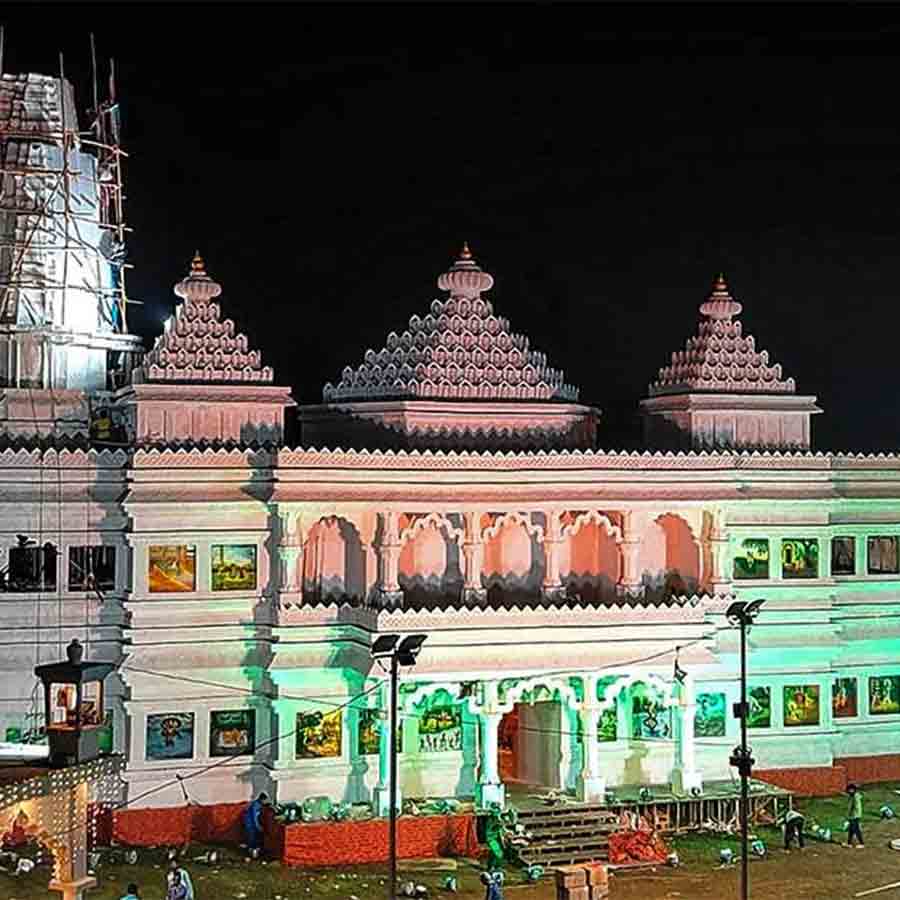 Catchy Themes in karthik puja at Bansberia