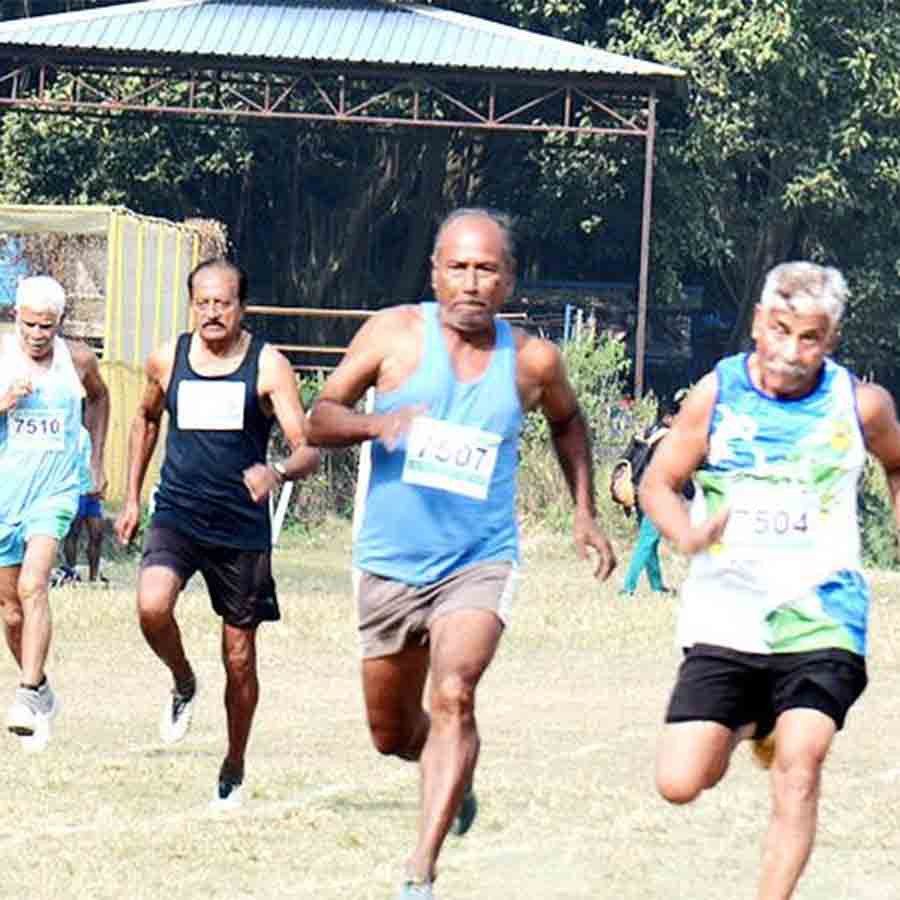 Athletics Competition for aged people at Chinsurah