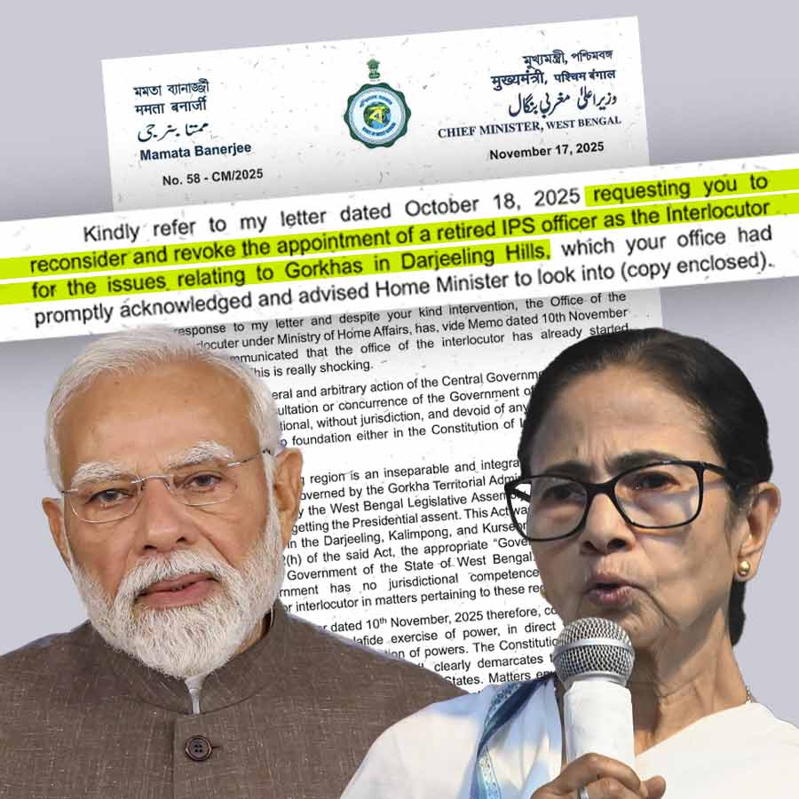 CM Mamata Banerjee again writes to PM Narendra Modi protesting central govt appointed interlocutor on Gorkha issue dgtl