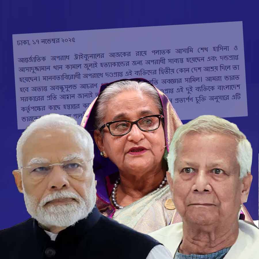 Bangladesh government asks India to return former Prime Minister Sheikh Hasina