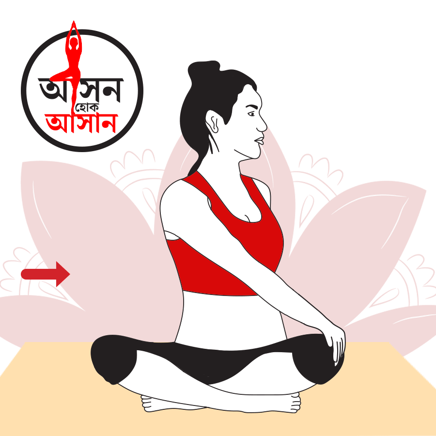 What are the health benefits of Parivrtta Sukhasana, or Revolved Easy Pose