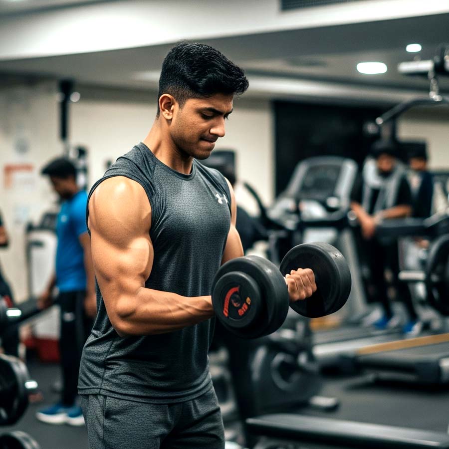 What is the ideal rep count for muscle gain