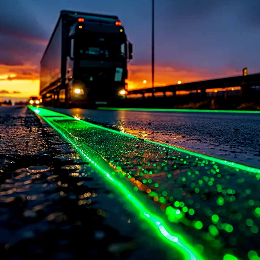 Malaysia launched glowing roads in a bold bid to fix deadly nighttime driving