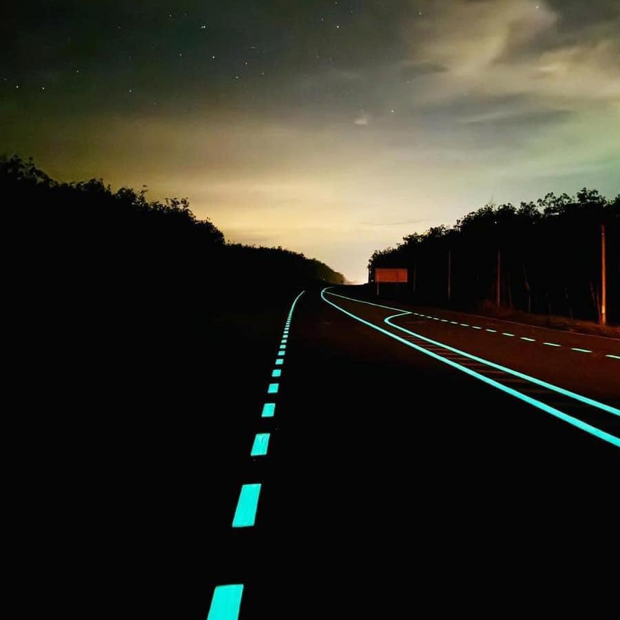 Malaysia’s glow-in-the-dark highways