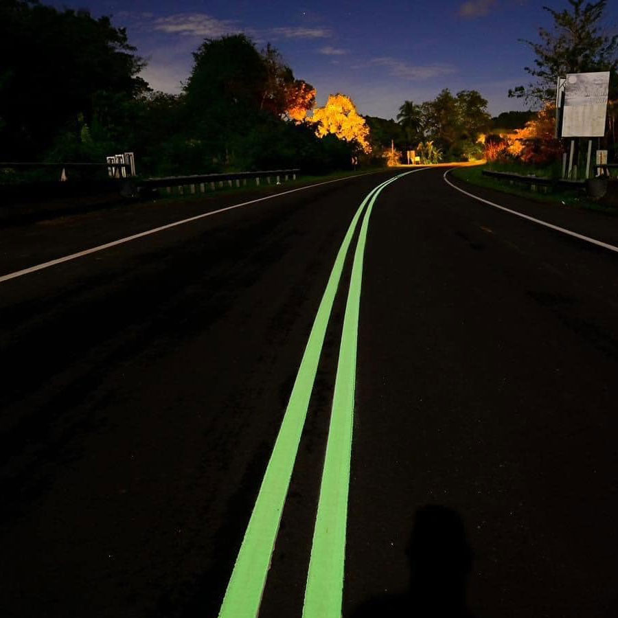 Malaysia’s glow-in-the-dark highways