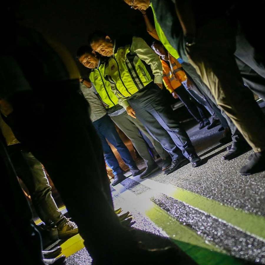 Malaysia’s glow-in-the-dark highways