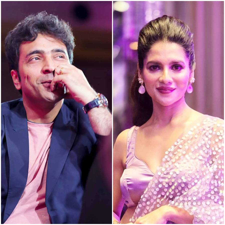 আবীর চট্টোপাধ্যায়কে নিয়ে পায়েল সরকার।