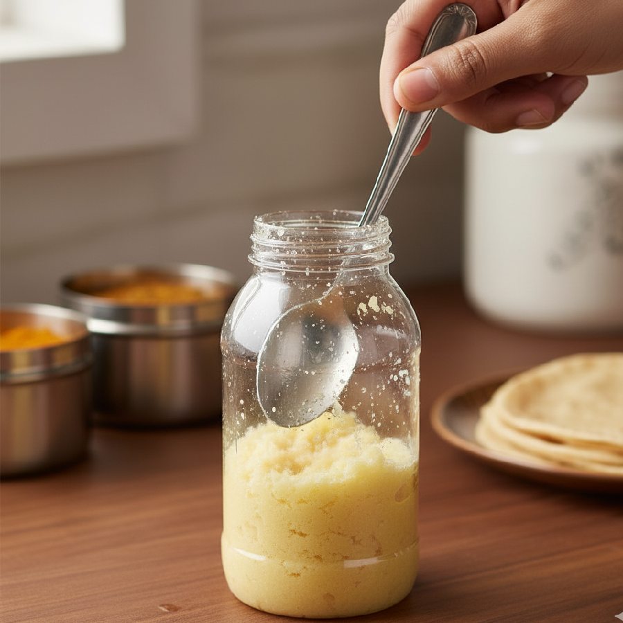 Hacks for effortless ghee scooping in winter dgtl