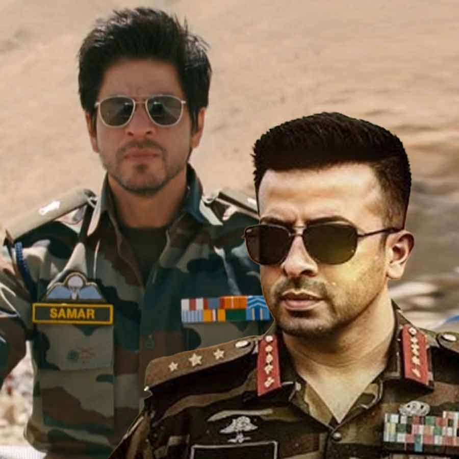Shakib khan Movie Soldier Resemblance With Shah Rukh Khan movie jab tak hai jaan dgtl