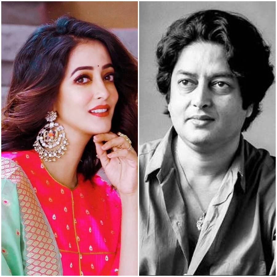 রাইমা সেন আর তাঁর বাবা ভরত দেববর্মণ।