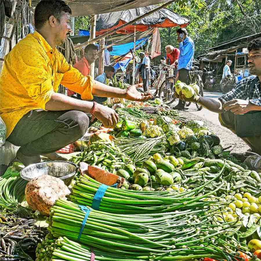 Prices of winter season vegetable high at barasat market after untimely rain last month destroyed crops and lands