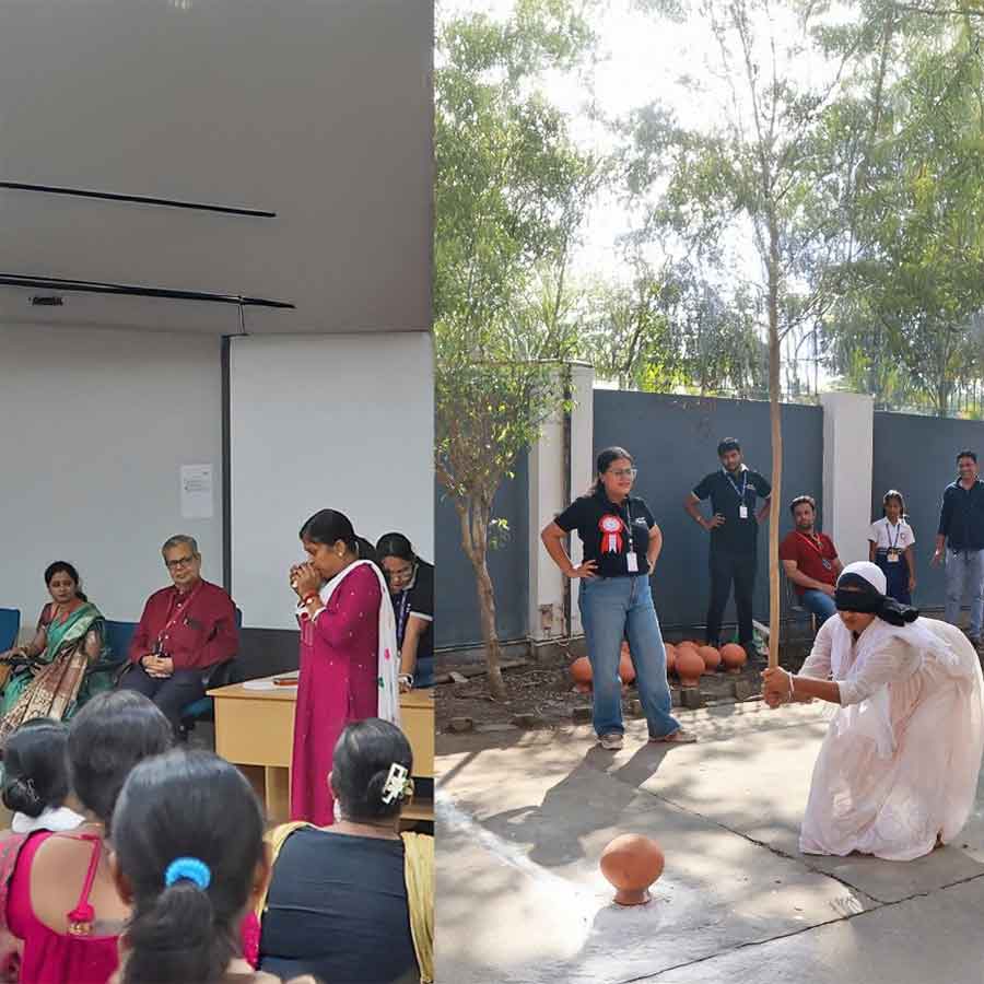 অভিভাবক এবং শিক্ষার্থীদের জন্য শঙ্খধ্বনি ও হাঁড়িভাঙা প্রতিযোগিতারও আয়োজন করা হয়, যেখানে তাঁদের ব্যাপক অংশগ্রহণ নজর কেড়েছে।