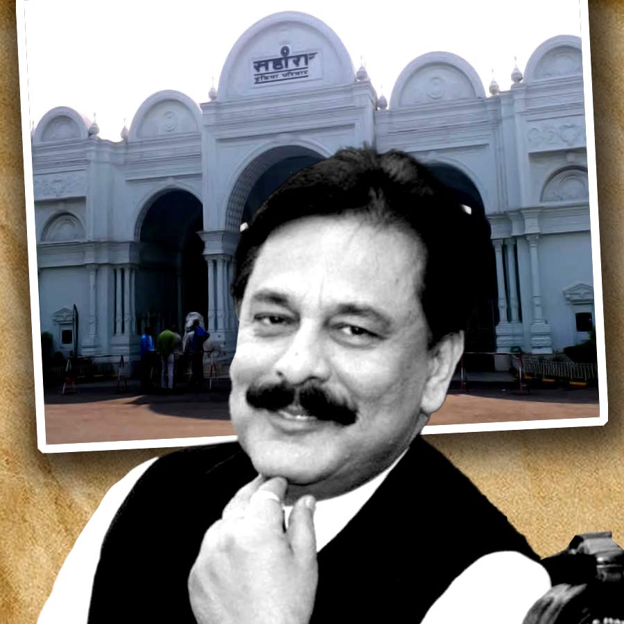 What is the current state of Subrata Roy’s Sahara city, situated in Lucknow