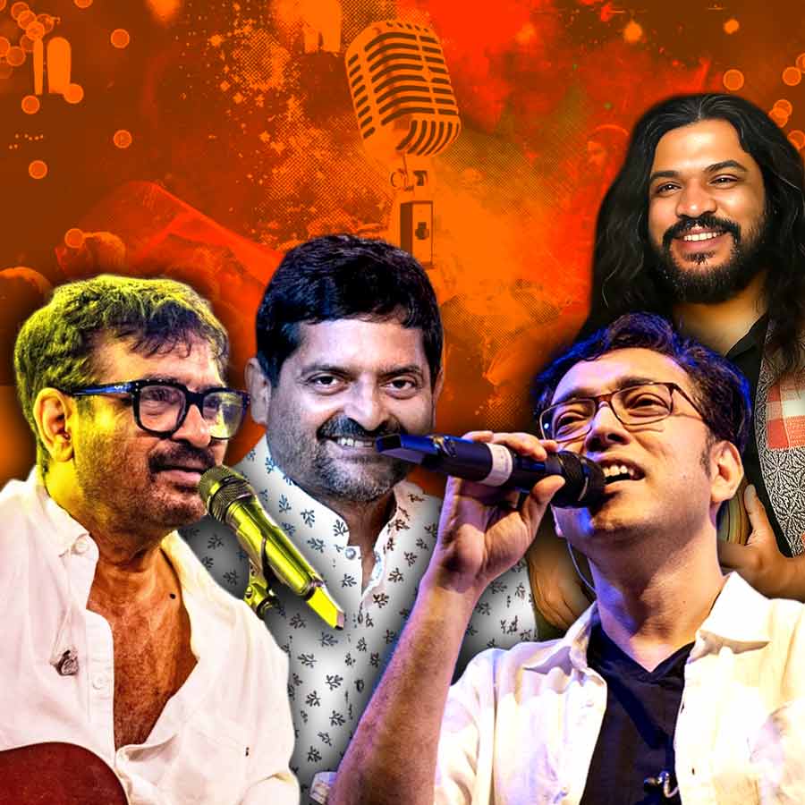 Silajit Majumdar, Upal Sengupta, Anupam Roy, Gourab Chatterjee talk about ensemble music concert dgtl
